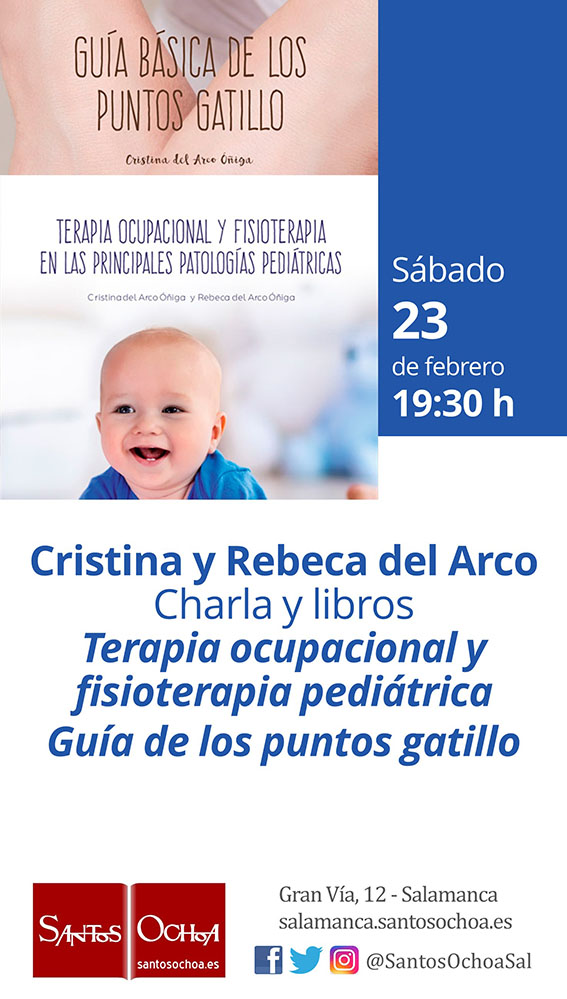Charla y libros de las terapeutas Cristina y Rebeca del Arco Charla y libros de las terapeutas Cristina y Rebeca del Arco
